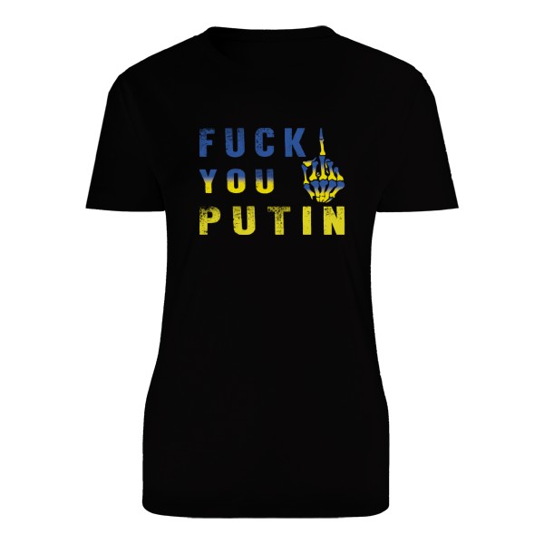 Tričko s potiskem FUC YOU PUTIN